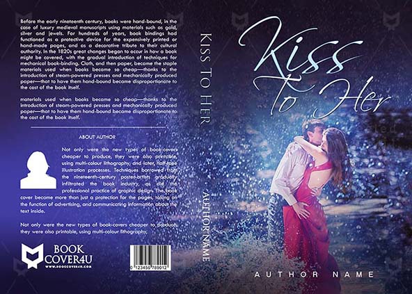 Romance-book-cover-design-Kiss To Her-front