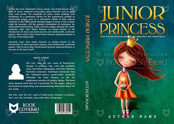 Children-book-cover-design-Junior Princess-front