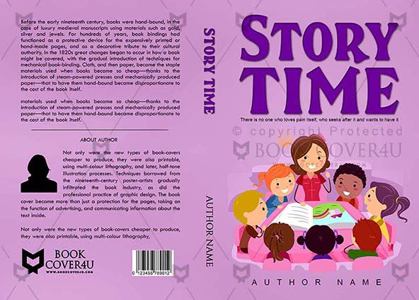 Children-book-cover-design-Story Time-front