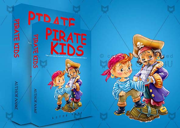 Children-book-cover-design-Pirate Kids-back