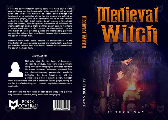Horror-book-cover-design-Medieval Witch-front
