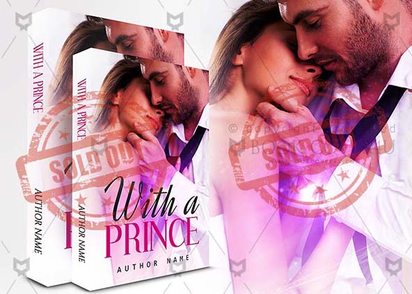 Romance-book-cover-design-With A Prince-back