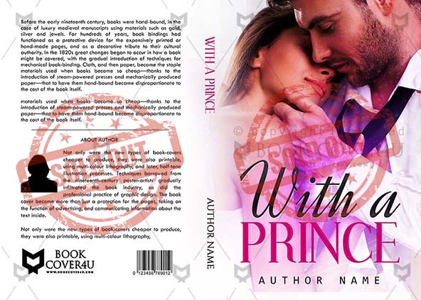 Romance-book-cover-design-With A Prince-front