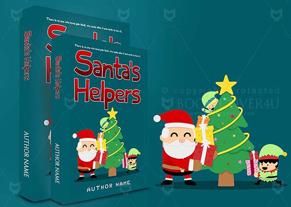 Children-book-cover-design-Santas Helpers-back