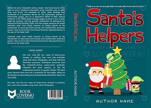 Children-book-cover-design-Santas Helpers-front