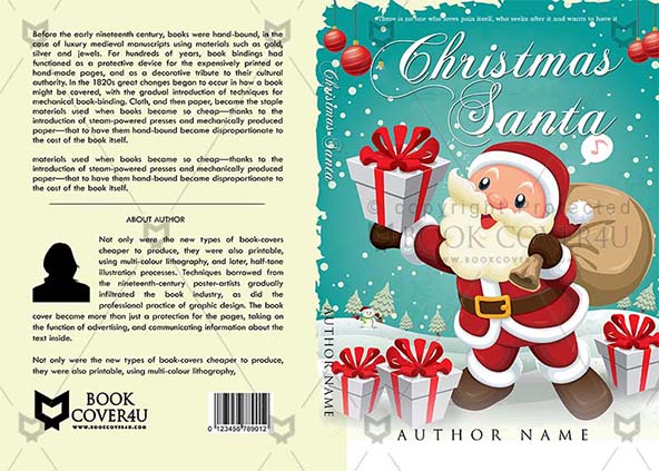 Children-book-cover-design-Christmas Santa-front