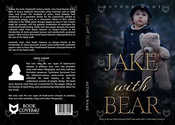 Children-book-cover-design-Jake With Bear-front