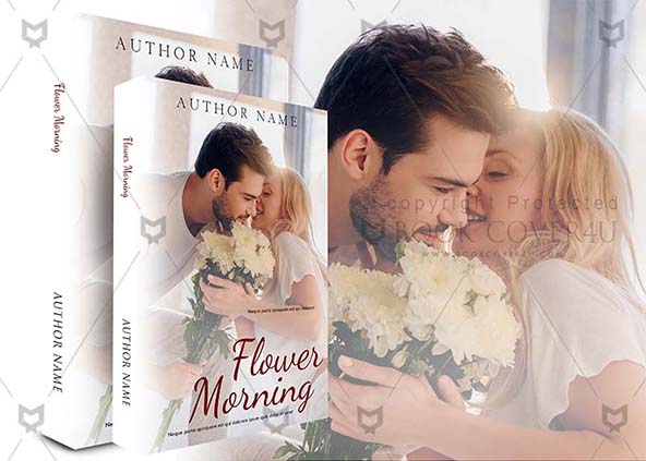 Romance-book-cover-design-Flower Morning-back