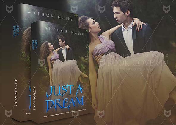 Romance-book-cover-design-Just A Dream-back