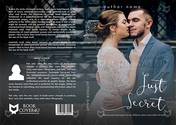 Romance-book-cover-design-Just secret-front