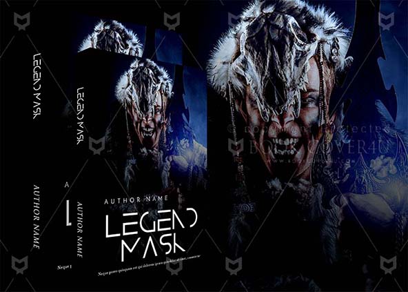 Fantasy-book-cover-design-Legend Mask-back