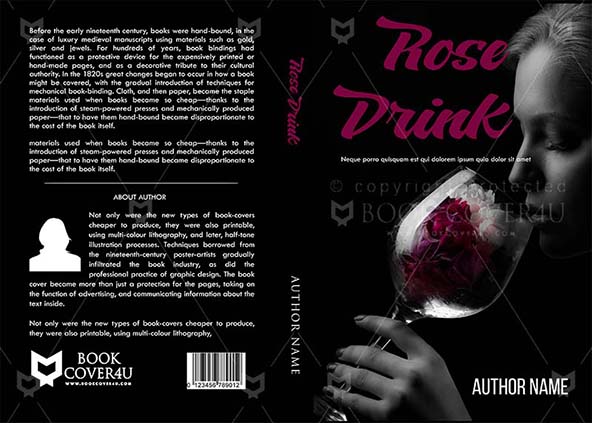 Romance-book-cover-design-Rose Drink-front
