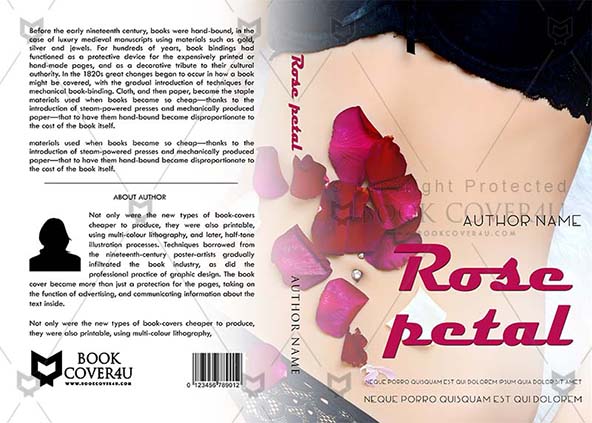 Romance-book-cover-design-Rose Pctal-front