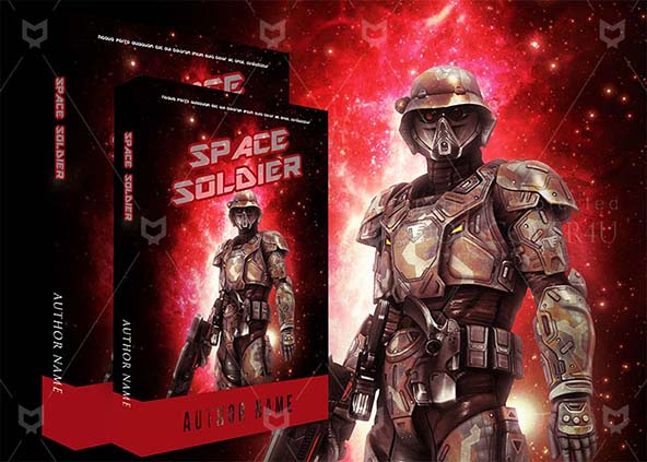 Fantasy-book-cover-design-Space Soldier-back