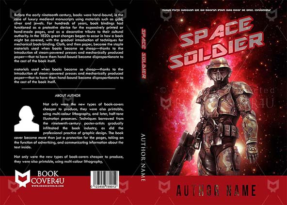 Fantasy-book-cover-design-Space Soldier-front