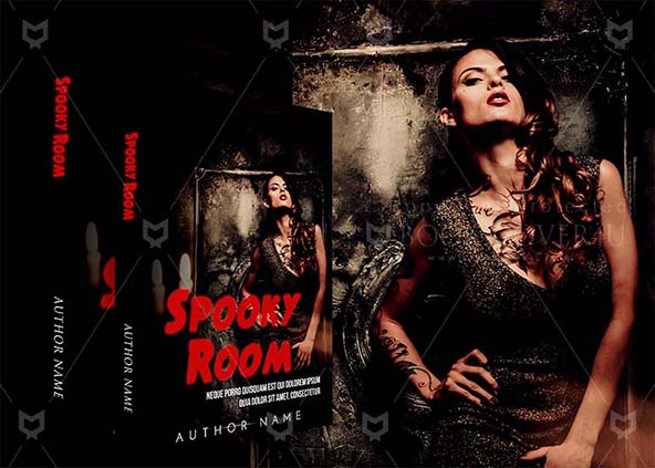 Horror-book-cover-design-Spooky Room-back