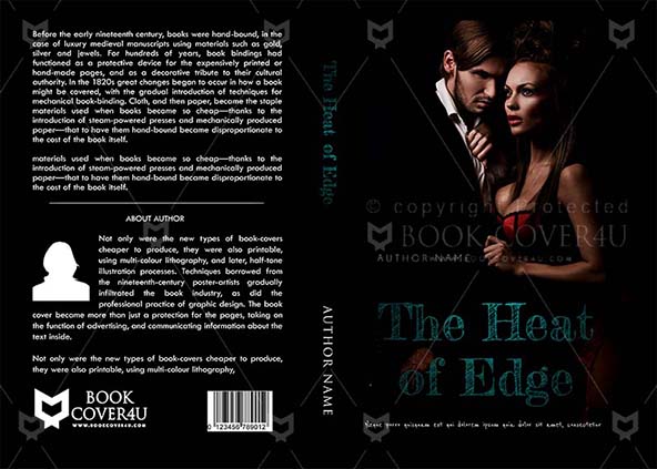 Romance-book-cover-design-The Heat Of Edge-front