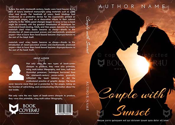 Romance-book-cover-design-Couple With Sunset-front