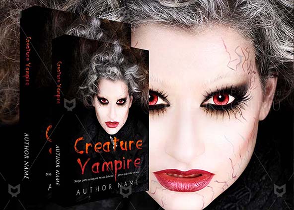 SCI-FI-book-cover-design-Creature Vampire-back