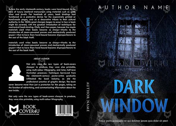 Horror-book-cover-design-Dark Window-front