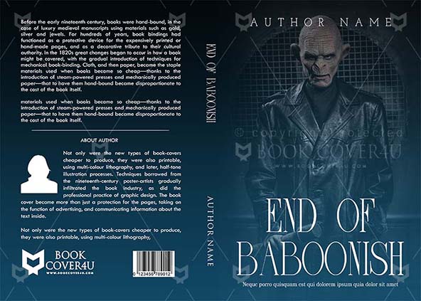 Fantasy-book-cover-design-End Of Baboonish-front