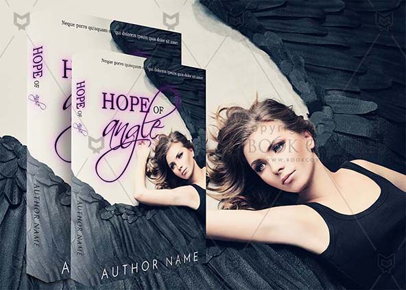 Fantasy-book-cover-design-Hope Of Angel-back