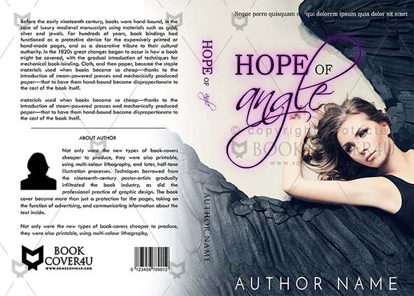 Fantasy-book-cover-design-Hope Of Angel-front