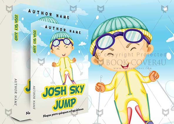 Children-book-cover-design-Josh Sky Jump-back