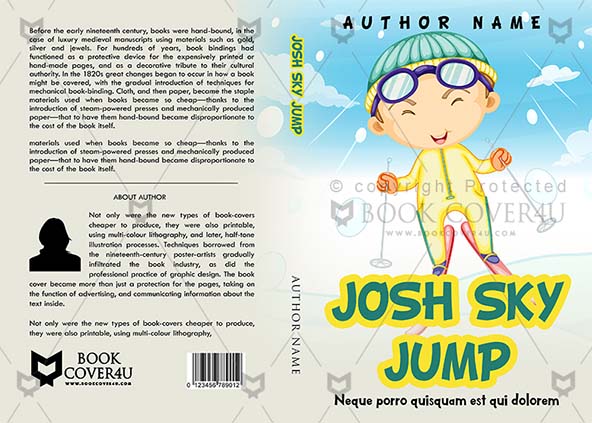 Children-book-cover-design-Josh Sky Jump-front
