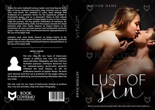 Romance-book-cover-design-Lust Of Sin-front