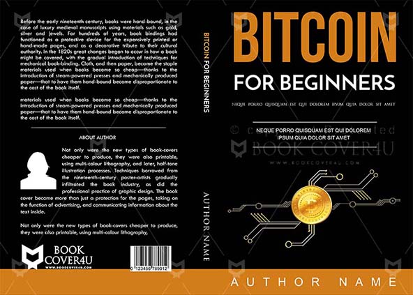 Nonfiction-book-cover-design-Bitcoin For Beginners-front