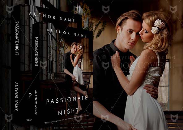 Romance-book-cover-design-Passionate Night-back