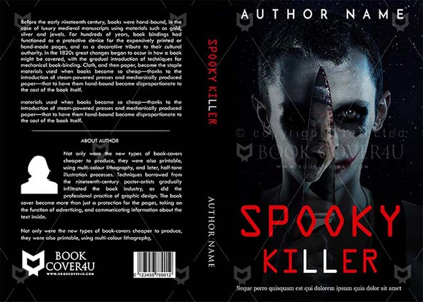 Horror-book-cover-design-Spooky Killer-front