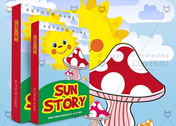 Children-book-cover-design-Sun Story-back