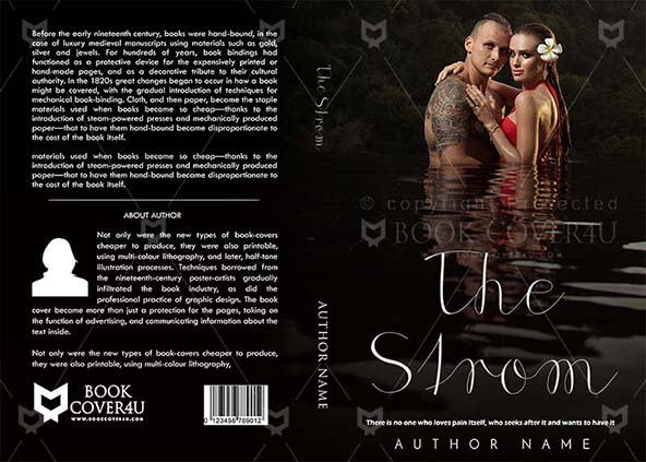 Romance-book-cover-design-The Strom-front
