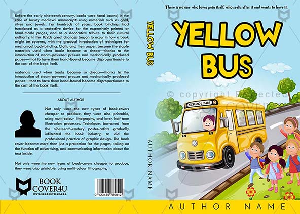 Children-book-cover-design-Yellow Bus-front