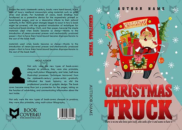 Children-book-cover-design-Christmas Truck-front