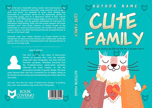 Children-book-cover-design-Cute Family-front