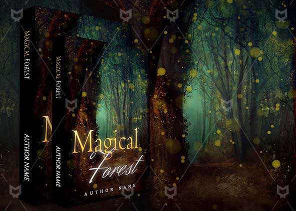 Fantasy-book-cover-design-Magical Forest-back