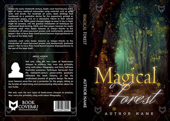 Fantasy-book-cover-design-Magical Forest-front