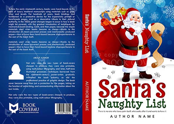 Children-book-cover-design-Santas Naughty List-front