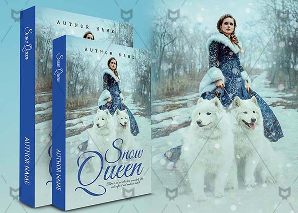 Fantasy-book-cover-design-Snow Queen-back