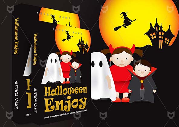 Children-book-cover-design-Halloween Enjoy-back