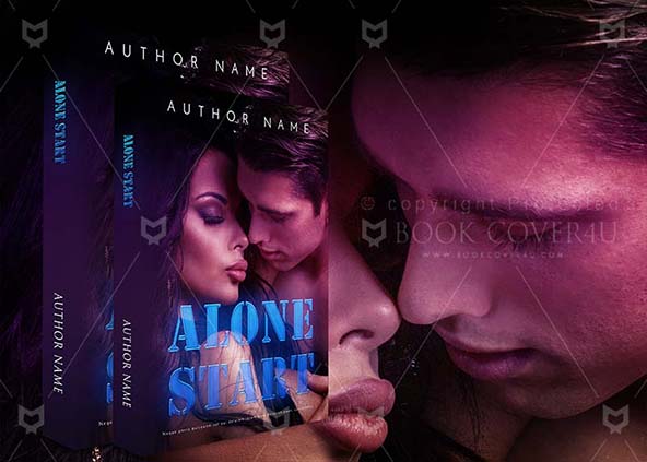 Romance-book-cover-design-Alone Start-back