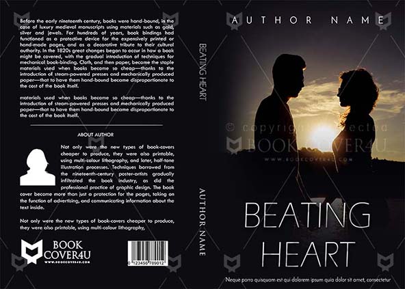 Romance-book-cover-design-Beating Heart-front