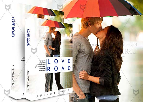 Romance-book-cover-design-Love Road-back