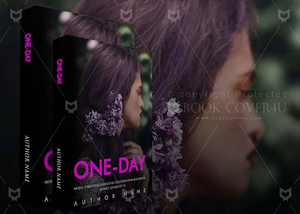 Romance-book-cover-design-One Day-back