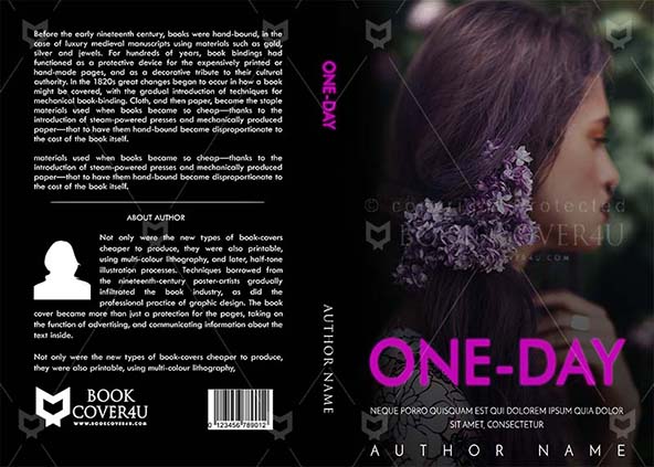 Romance-book-cover-design-One Day-front