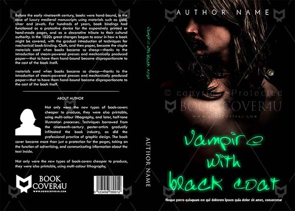 Fantasy-book-cover-design-Vampire With Black...-front