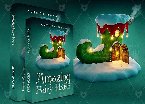 Children-book-cover-design-Amazing Fairy House-back